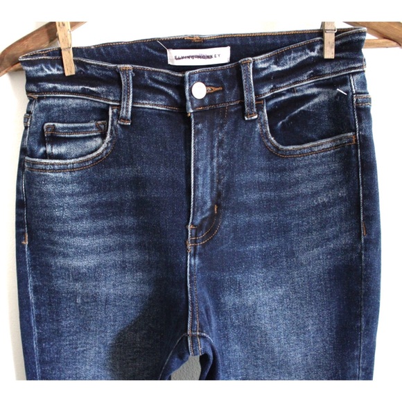 NWOT Flying Monkey High Rise Ripped Cropped Skinny Jeans 26 2 - Picture 3 of 10